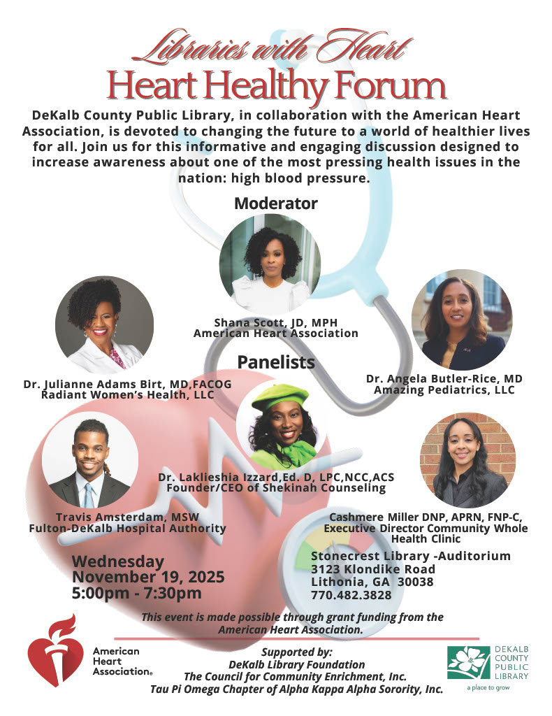 AHA Panel Discussion Flyer